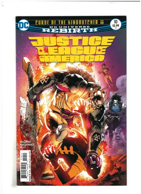 Justice League of America #10 VF/NM 9.0 DC Rebirth 2017 Reis Variant, Lobo & Ray