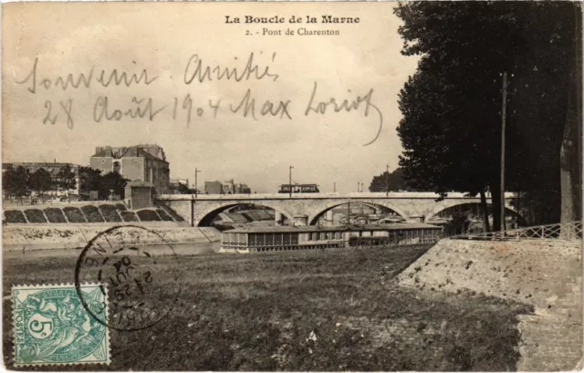 CPA AK Charenton La Bouche de la Marne Le Pont FRANCE (1282191)