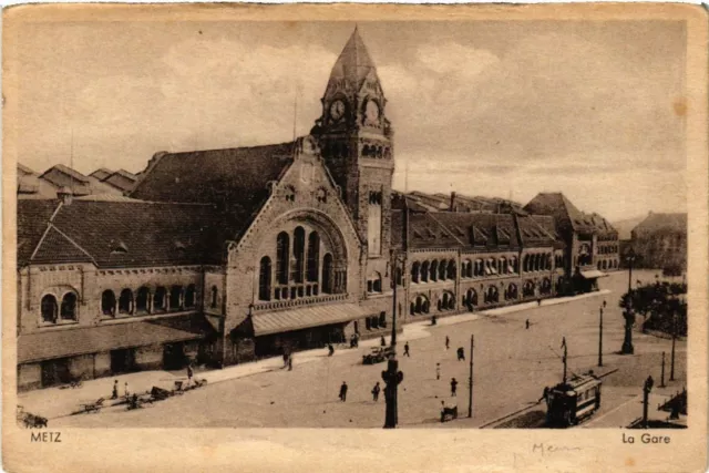 CPA AK METZ - La Gare (651049)