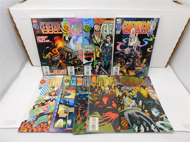 Generation X 1 2 3 4 5 6 7 8 9 10 Marvel Comic Run Buckingham Haras 1994 Vf/N
