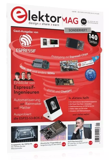 Elektor Magazin Sonderheft 2024 - Neupreis 14,90€