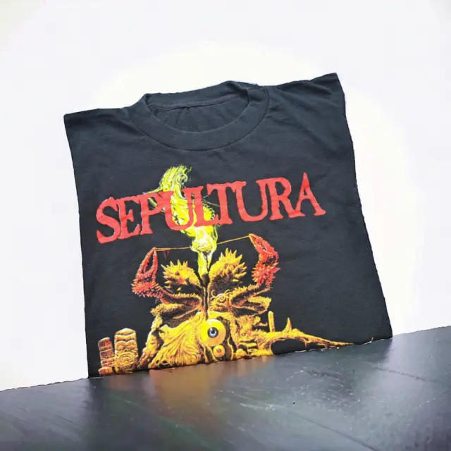 Sepultura Camiseta Metal Third World Posse Tour 1992 Rara Colección Alega XL