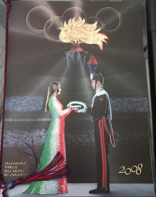 Calendario Carabinieri Anno 2008. Nuovo con Busta e cordoncino tricolore