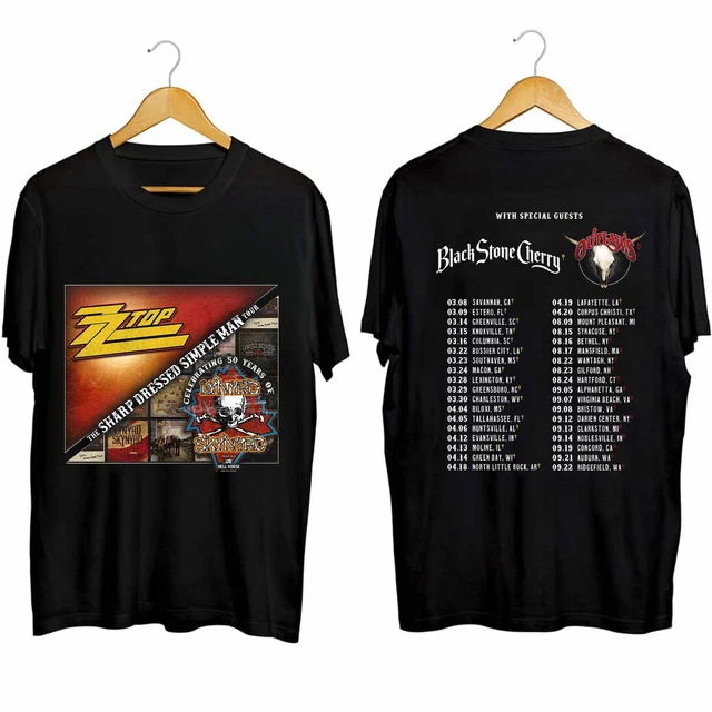 LYNYRD SKYNYRD ZZ Top Tour 2024 Shirt, ZZ Top World Tour 2024 Shirt 18
