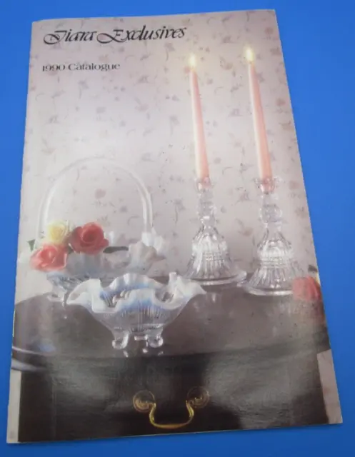TIARA Brochure Color Illustrated Lancaster Colony Fostoria Indiana Glassware '90
