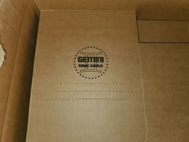 Box Of 80+ Lot Gemini Ii Comic Book Cardboard Mailers. New! Safe Way Ship Comics