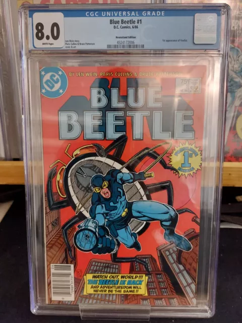 Blue Beetle #1 CGC 8.0 Newsstand Edition