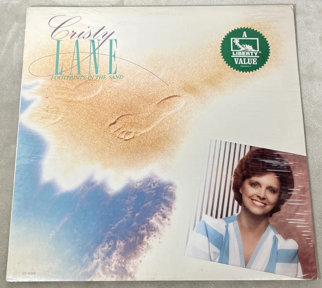 CRISTY LANE FOOTPRINTS In The Sand disque vinyle scellé 1983 Liberty