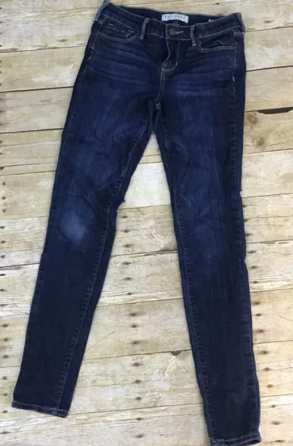 BULLHEAD DENIM CO. Women's Mid Rise Skinny Stretch Jeans Size 25 Medium Wash