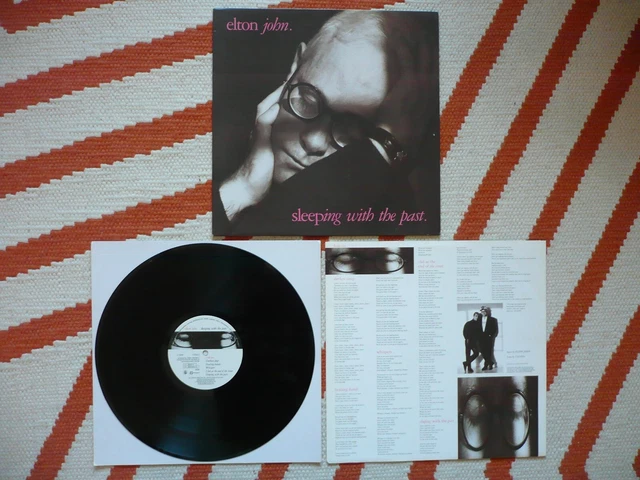 ELTON JOHN SLEEPING With The Past Vinyl 1989 Rocket 1st Press A5/B4 LP ...