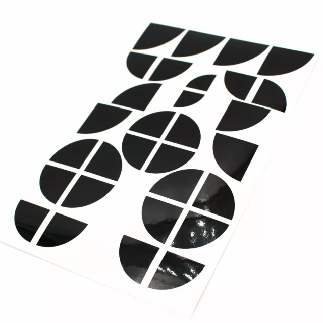 BMW Logo pour capot de voiture 82 mm Motif noir/carbone 