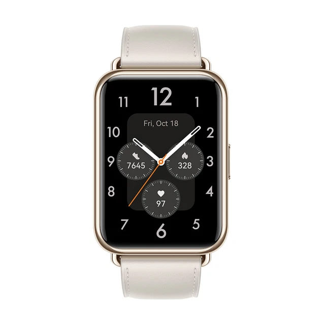 Huawei Watch Fit 2 Silber weiß, Smartwatch, 1,74 Zoll AMOLED-Display