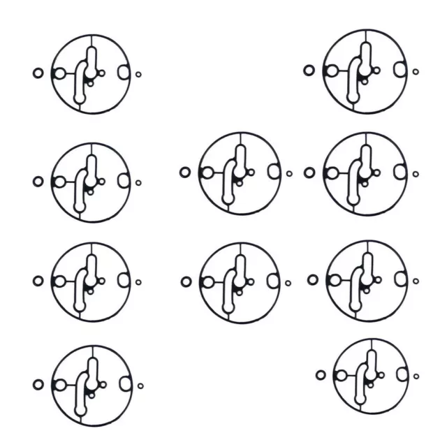10 PACK Carburetor Bowl Gasket for Briggs and Stratton 698781 Nikki Carb