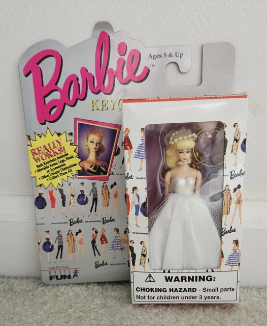 Barbie Keychain Wedding Day Barbie 712-0 Mattel 1997 Barbie Keychain Wedding Day Barbie 712-0 Mattel 1997