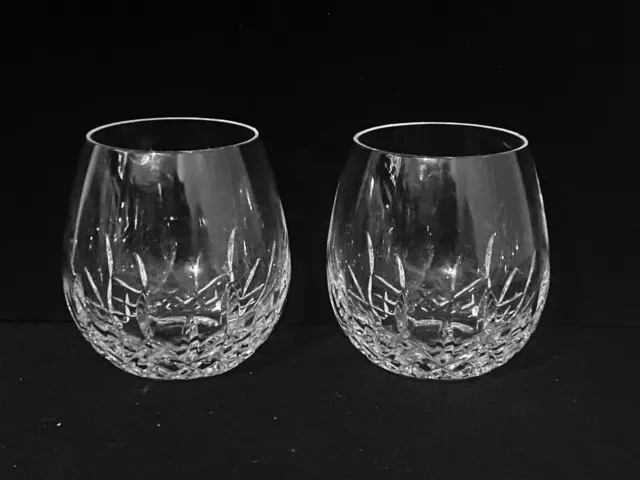 Millard Zurborg For Waterford Crystal “Lismore” Stemless Red Wine Glasses