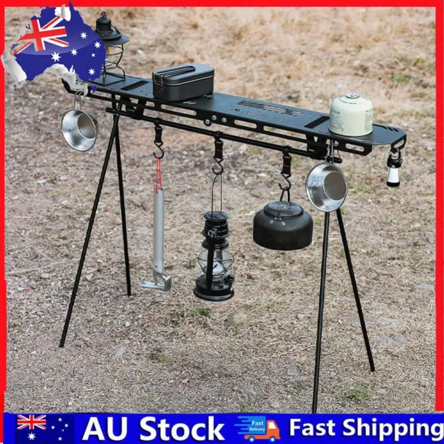 Camping Tripod Top Plate Portable Storage Table Top Board for BBQ Picnic Hiking