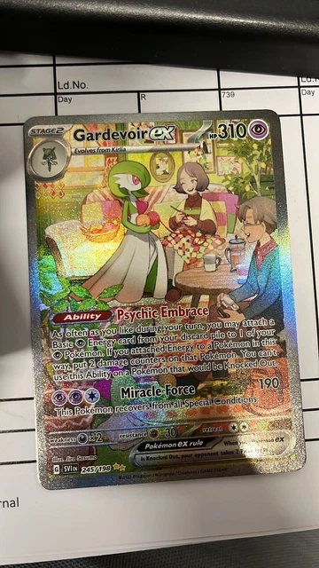 Gardevoir ex 245/198 - Full Art Secret selten - scharlachrot und violett - Pokémonkarte