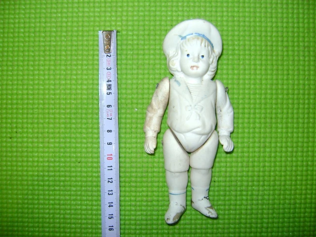 poupée mignonnette ancienne 11 cm 1900's tout biscuit de