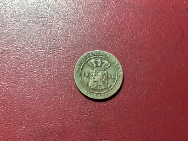 Niederländisch-Indien 1/2 Cent 1860