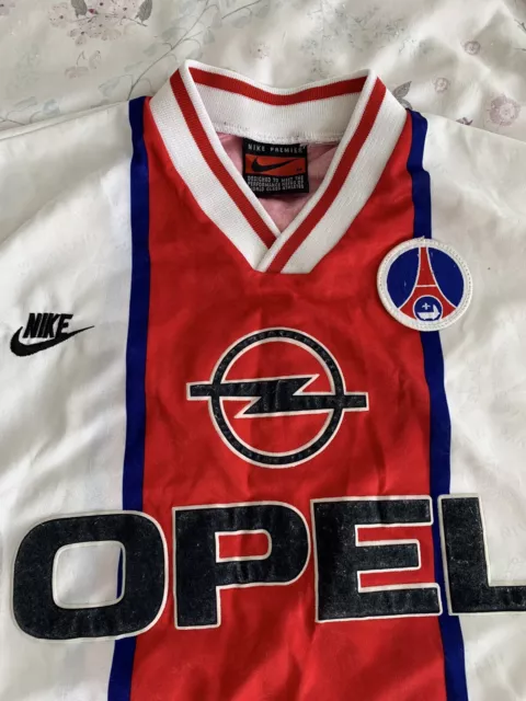 PSG Paris Saint-Germain Vintage Football Shirt 1995/96 Away Size M Nike