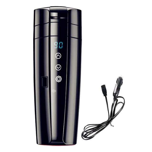 Stainless Car Heated Smart Mug With Temperature Control Electric Water Cup 12v/2
