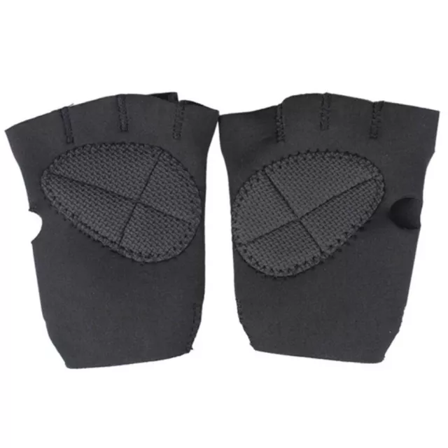 1Pair Neoprene Weight Lifting Training Glove Workout GYM Fingerless Gloves #