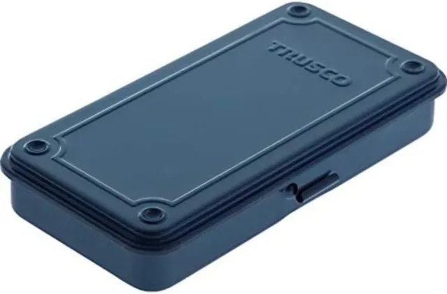 TRUSCO Trunk Tool Box T-19 Blue Size:203 x 109 x 35mm F/S w/Tracking# Japan New