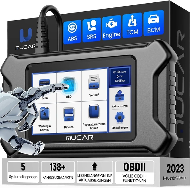 Dispositivo diagnostico professionale per auto MUCAR CS5 OBD2 scanner strumento Autovin lettore di errori