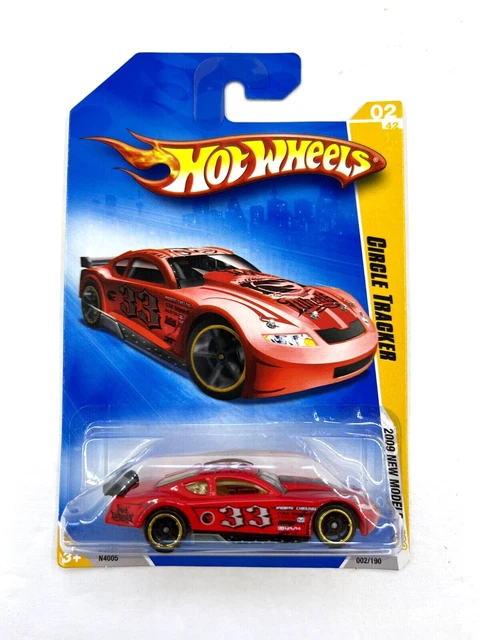 Hot Wheels 2009 Circle Tracker – Modell 002/190, Maßstab 1:64, Orange Mit Renn-Deko, Aus Der New Models Serie, Für Sammler
