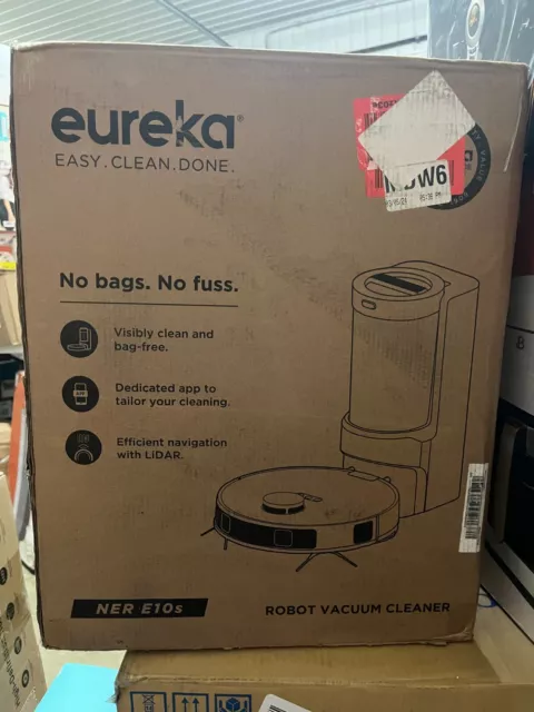 Eureka E10s Robot Vacuum and Mop Combo 2 in 1 with Bagless Self-Emptying Station