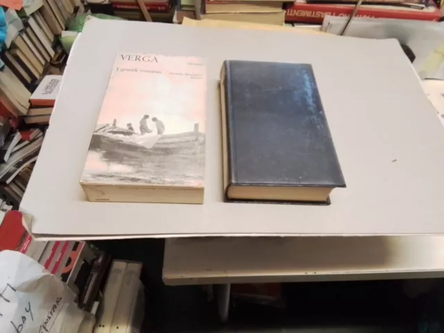 VERGA, i grandi romanzi Mondadori Meridian, 1a ed 1972