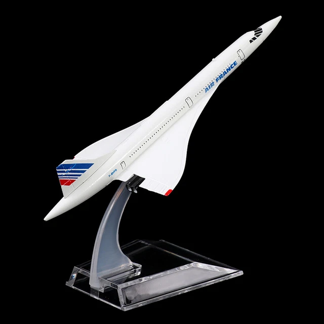 Vieux Jouet Avion Concorde Super Sonic – Avec Lumières Et Bruits De Moteur (Fonctionne)