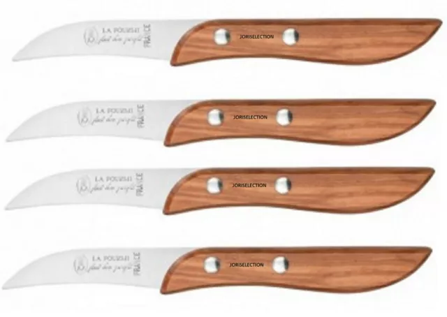 LOT DE 4 Couteau de Cuisine LA Fourmi  EPLUCHETTE Bois