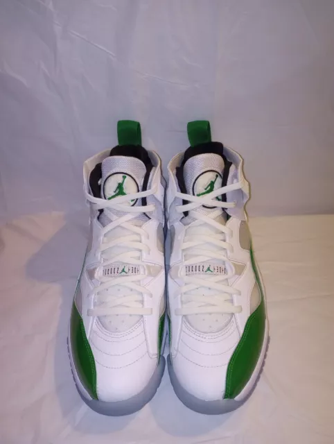 Jordan Sneaker Size 10.5 Jordan Jumpman Two  Trey White Lucky Green Size 10.5 US