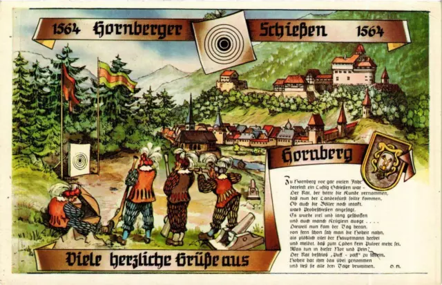 CPA AK greeting from Hornberg GERMANY (934600)