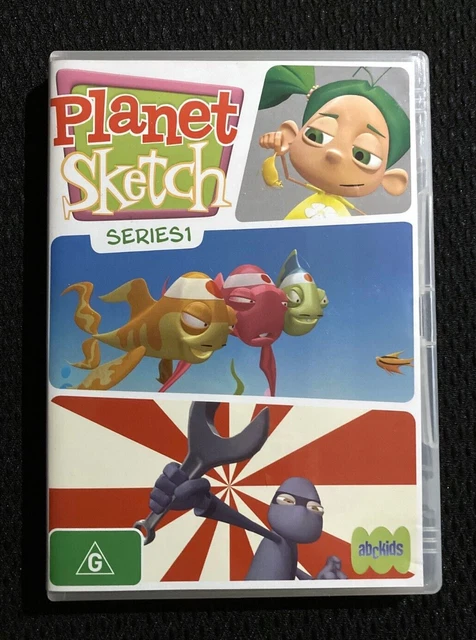 PLANET SKETCH SERIES 1 2005 British Kids Animated TV RARE R4 ABC 