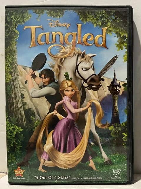 TANGLED DVD Walt Disney Movie Rapunzel Flynn Rider Who Knew