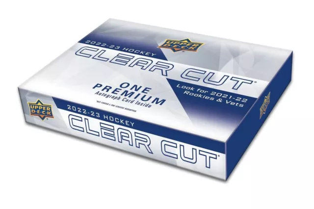 2022-23 Upper Deck Clear Cut Hockey Hobby Boxb