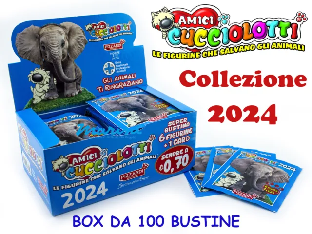 Figurine Amici Cucciolotti 2024 - Box integro da 100 bustine - Edicola  Marlene