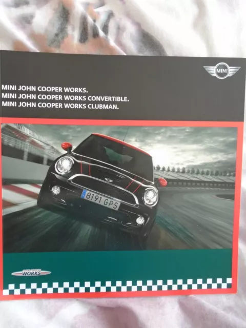 Mini John Cooper Works range brochure Mar 2011 UK market