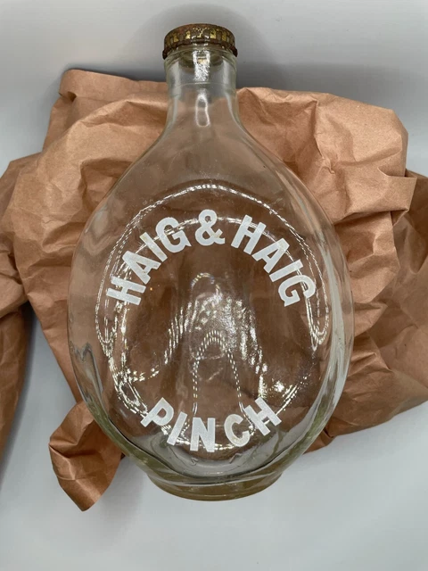 Vintage Haig & Haig Pinch Scotch Whisky Bottle Scotland