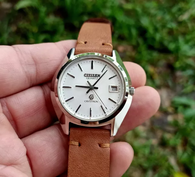 Vintage Citizen Crystron Quartz Very Nice And Perfect Working Vintage Citizen Crystron Quartz Very Nice And Perfect Working
