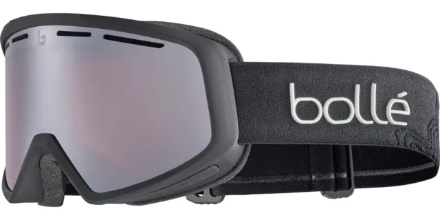 Bolle Cascade BG006004 Medium Unisex Snow Goggles Black Matte/Vermillon Gun C...
