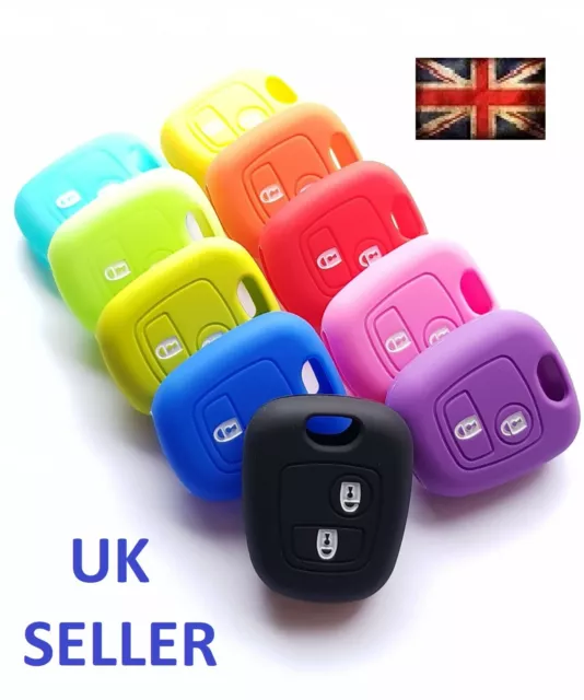 Citroen Key C1 C2 C3 C4 Xsara Picasso 2 Button Remote Fob Case Silicone Cover 5