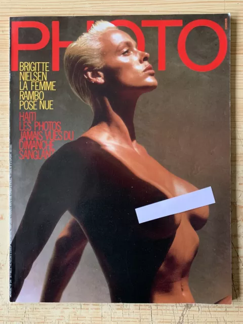 PHOTO n° 244 Janv 1988 - Brigitte NIELSEN Bettina RHEIMS Bill KING HAÏTI