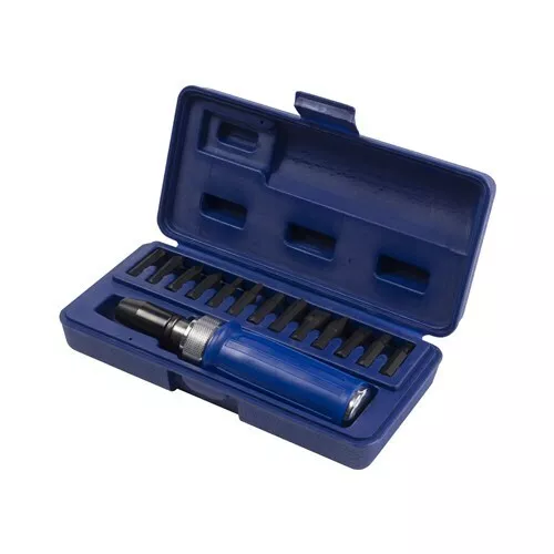 Kincrome Id3400 Impact Screwdriver Set 1/2" Square Drive 13Pce Kit With Case