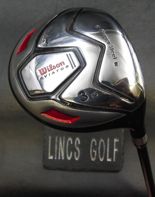 Wilson Aviator WSF-996 Hyper Steel 15° 3 Wood Regular Graphite Shaft Wilson Grip Wilson Aviator WSF-996 Hyper Steel 15° 3 Wood Regular Graphite Shaft Wilson Grip
