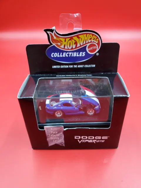 Hot Wheels Collectibles Dodge Viper GTS 1/64 Scale Diecast  Red, White, Blue New