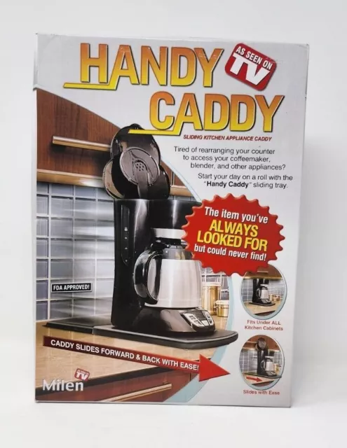 HANDY CADDY SLIDING Countertop Tray for Coffee Maker Kitchen Appliance - IN  BOX $5.99 - PicClick