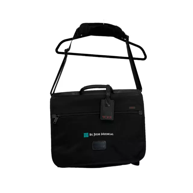 Tumi Alpha 2 Small Screen Expandable Laptop Briefcase Bag Black 10"x 13"x 1.5"